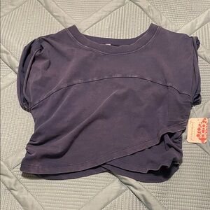 FP Movement by Free People Dark Purple Crop Top